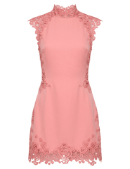 Cult Gaia Riti Embroidered Mini Dress Bubble