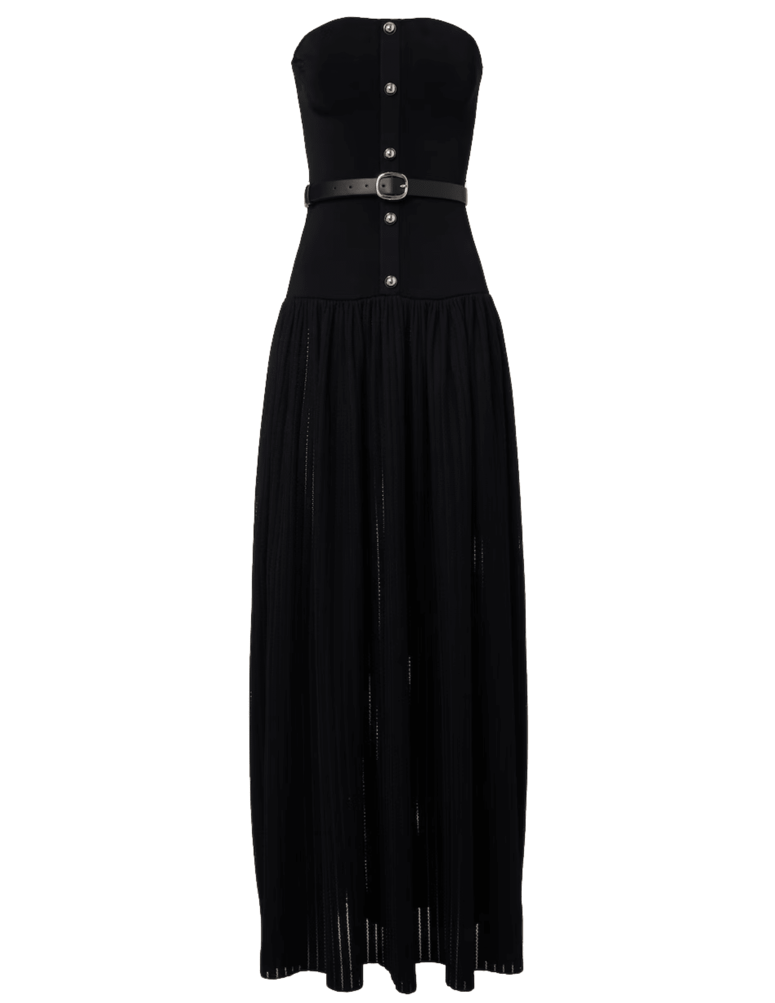 Self-Portrait - PRE-ORDER-Self-Portrait Bandeau Knit Maxi Dress - Buy Online