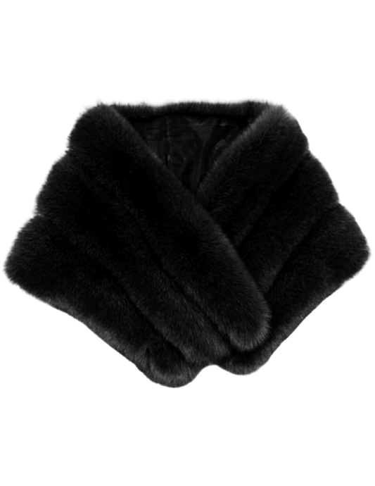 Fleur de Camélia - Fleur de Camélia Fox Fur Shawl - Buy Online