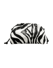 Fleur de Camélia Eliana Small Zebra Pouch Clutch