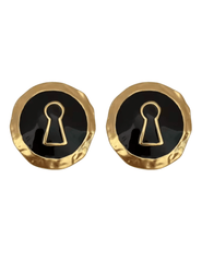Fleur de Camélia - Fleur de Camélia Eloise Oversized Keyhole Earrings - Buy Online