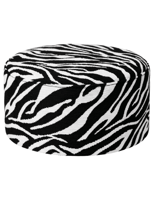 Fleur de Camélia Emilee Zebra Pillbox Hat
