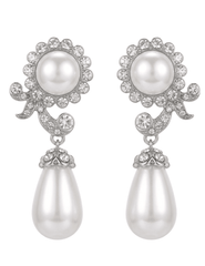Fleur de Camélia Giselle Pearl Statement Earrings | Steven Dann