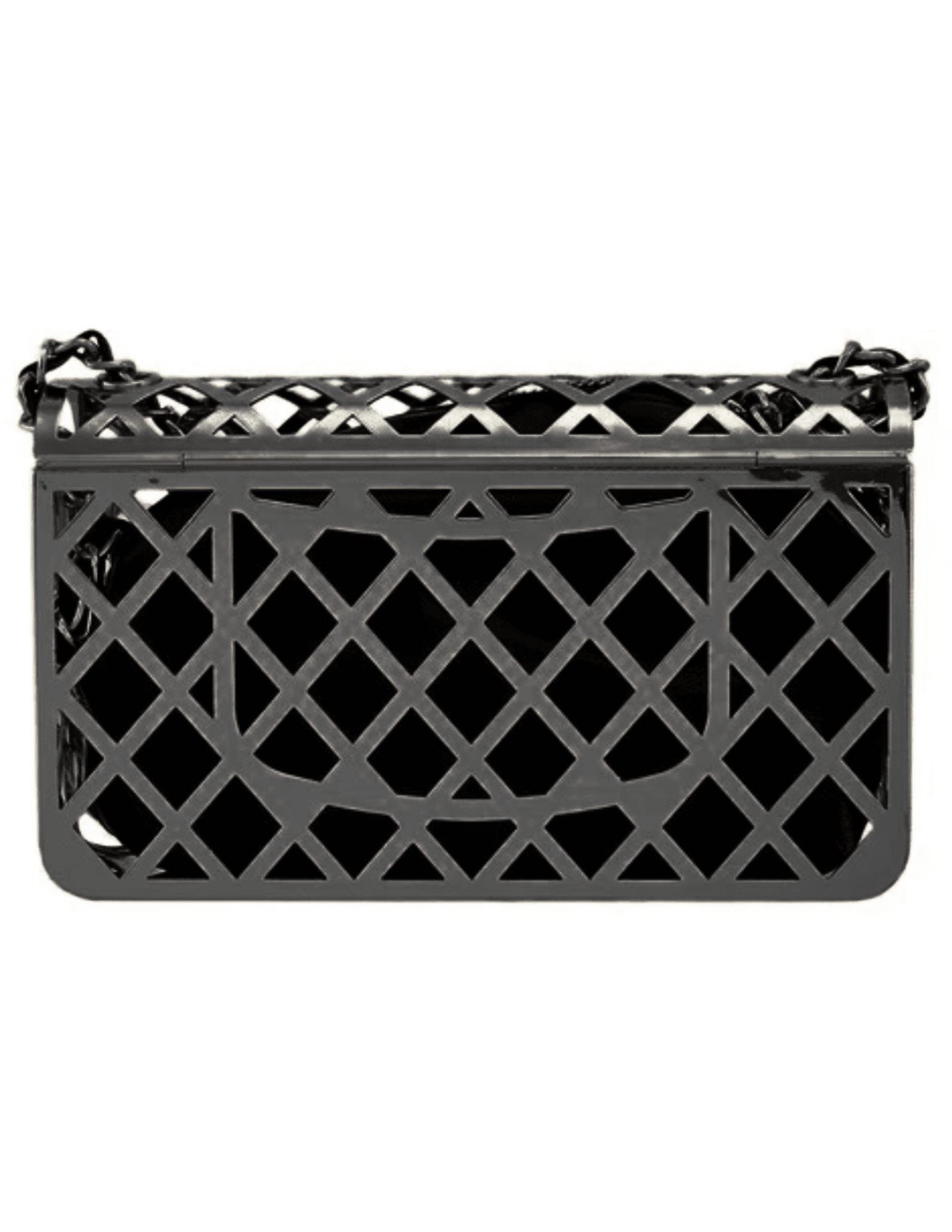 Fleur de Camélia - Fleur de Camélia Metal Geometric Cage Crossbody - Buy Online