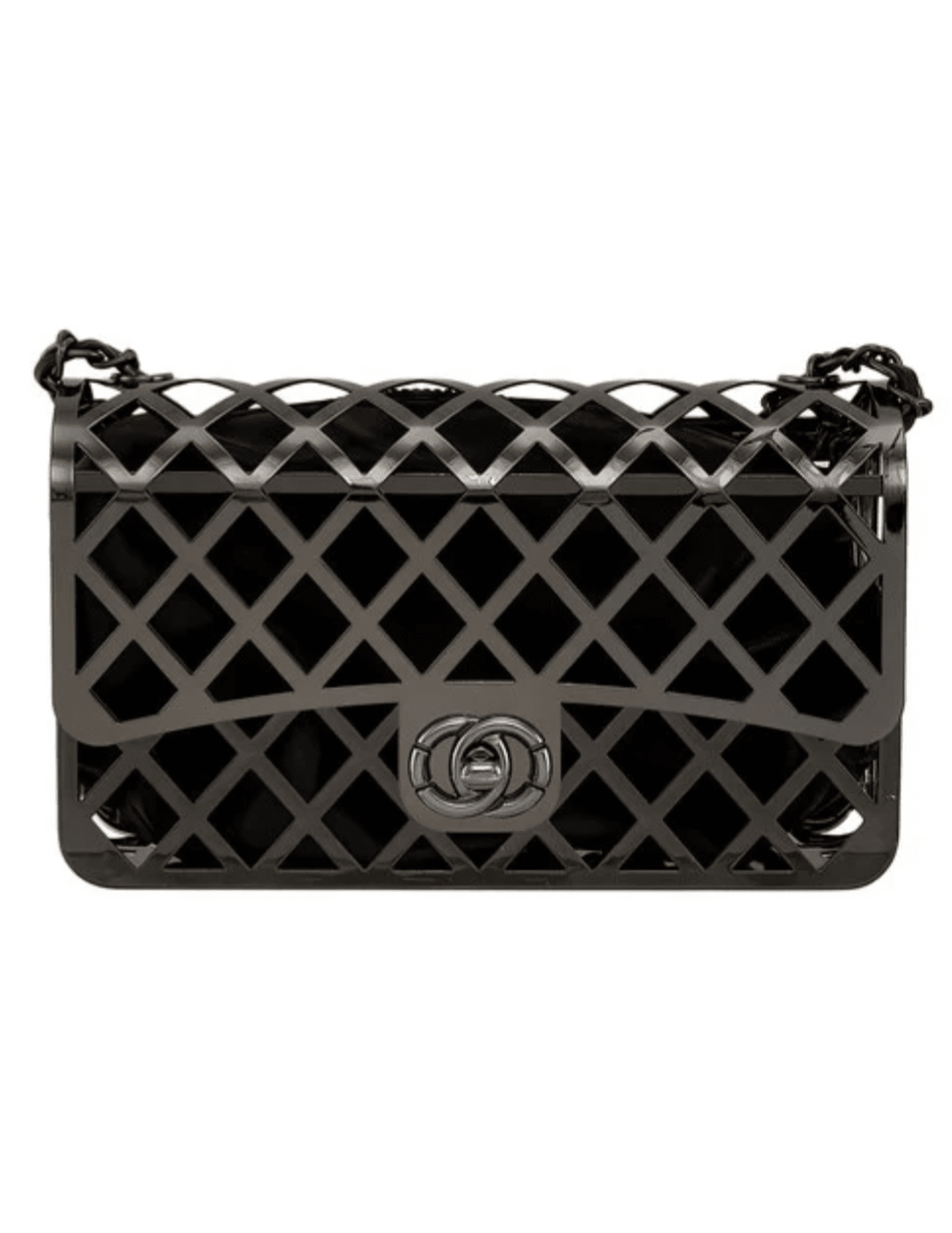Fleur de Camélia - Fleur de Camélia Metal Geometric Cage Crossbody - Buy Online