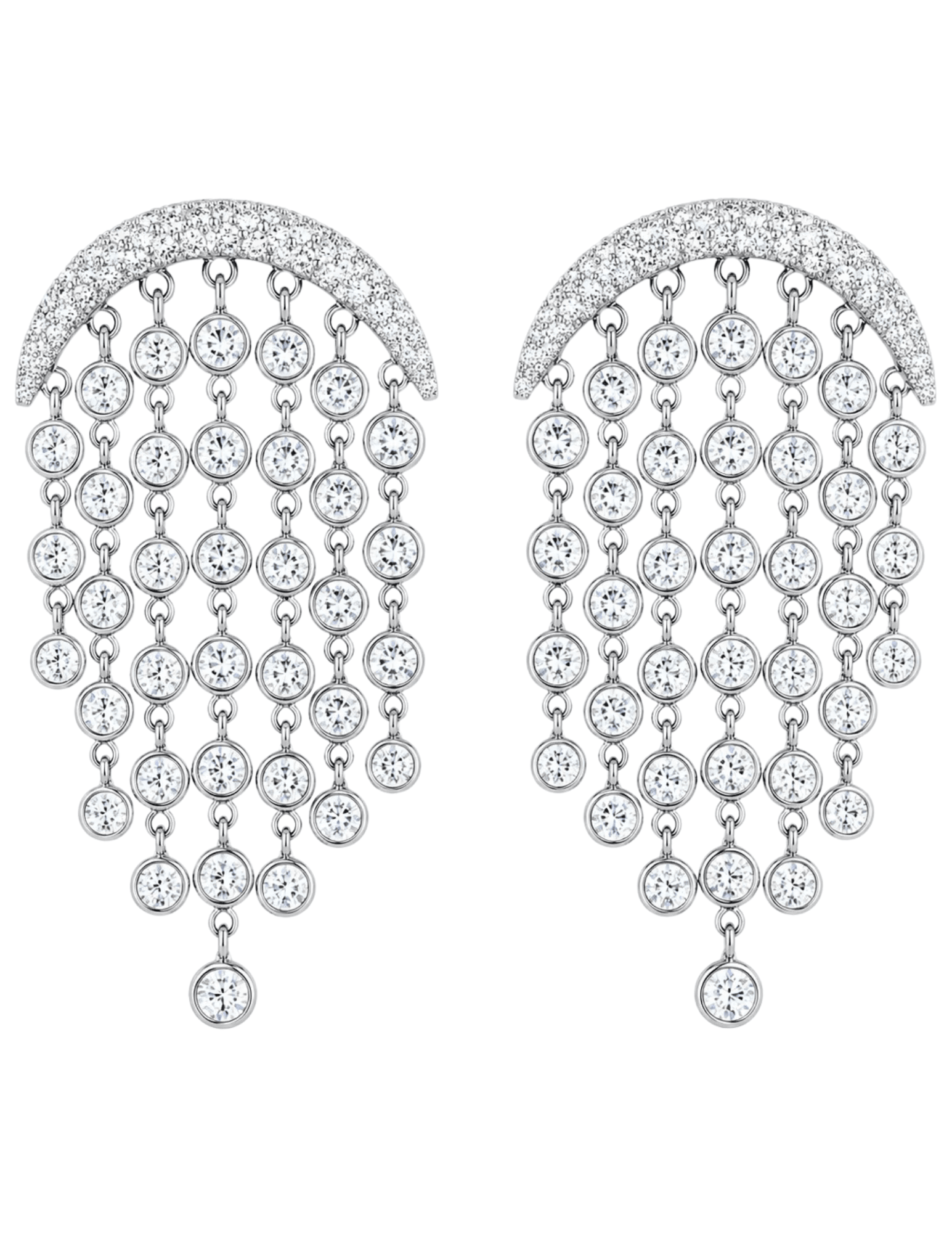 Fleur de Camélia Hadley CZ Earrings Silver | Steven Dann