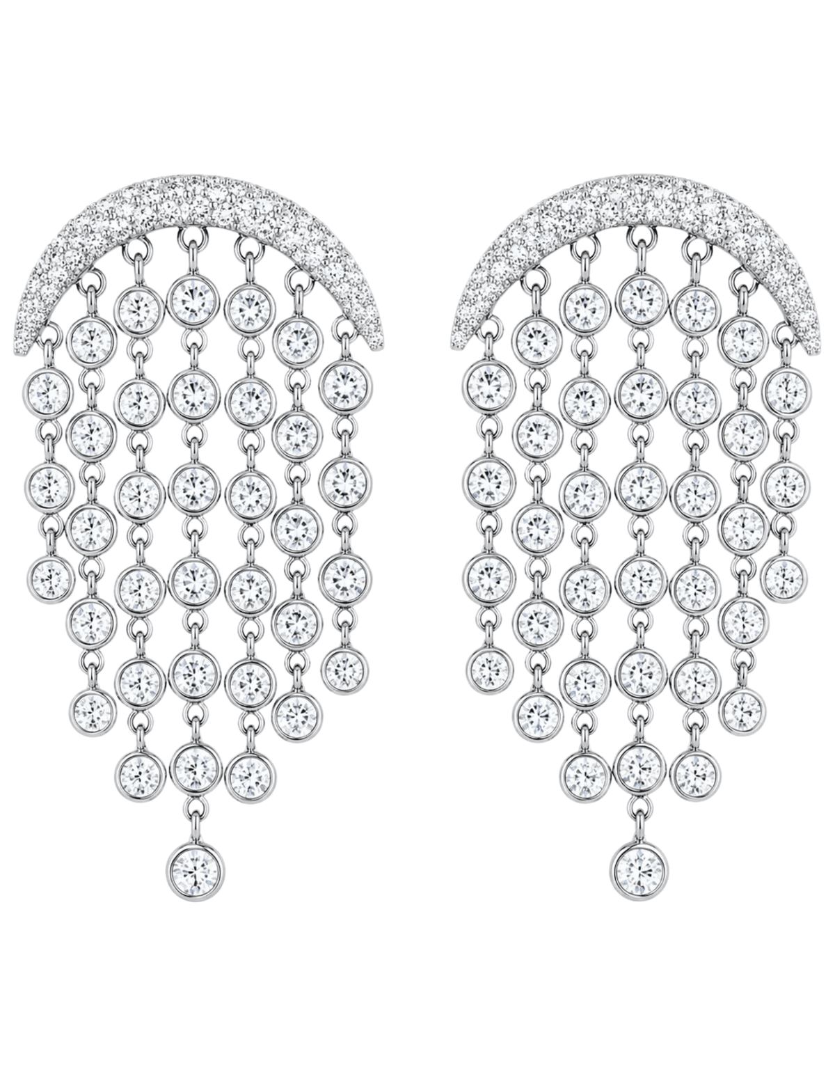 Fleur de Camélia Hadley CZ Earrings Silver | Steven Dann
