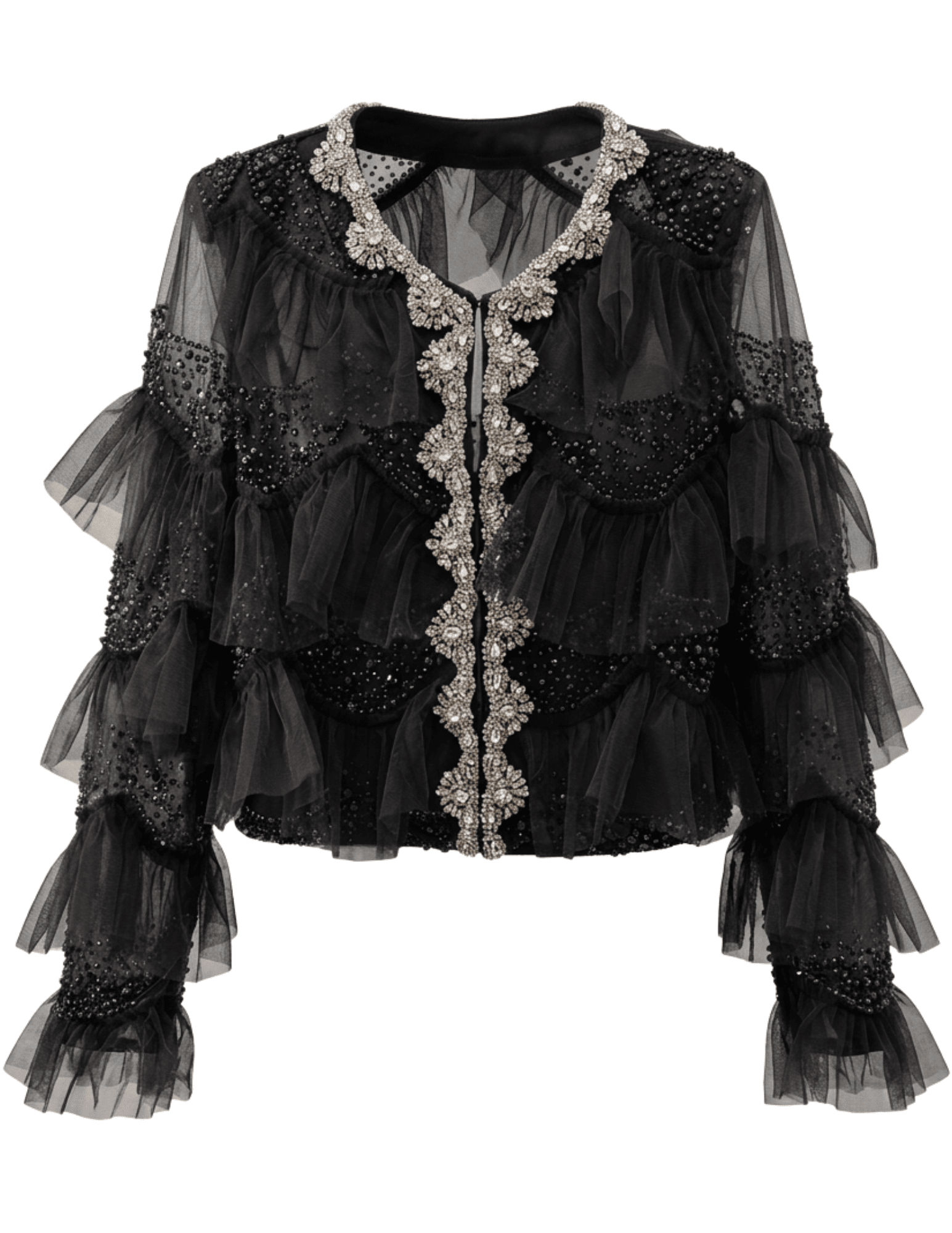 Fleur de Camélia Kennedy Embellished Tulle Jacket | Steven Dann