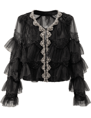 Fleur de Camélia Kennedy Embellished Tulle Jacket | Steven Dann