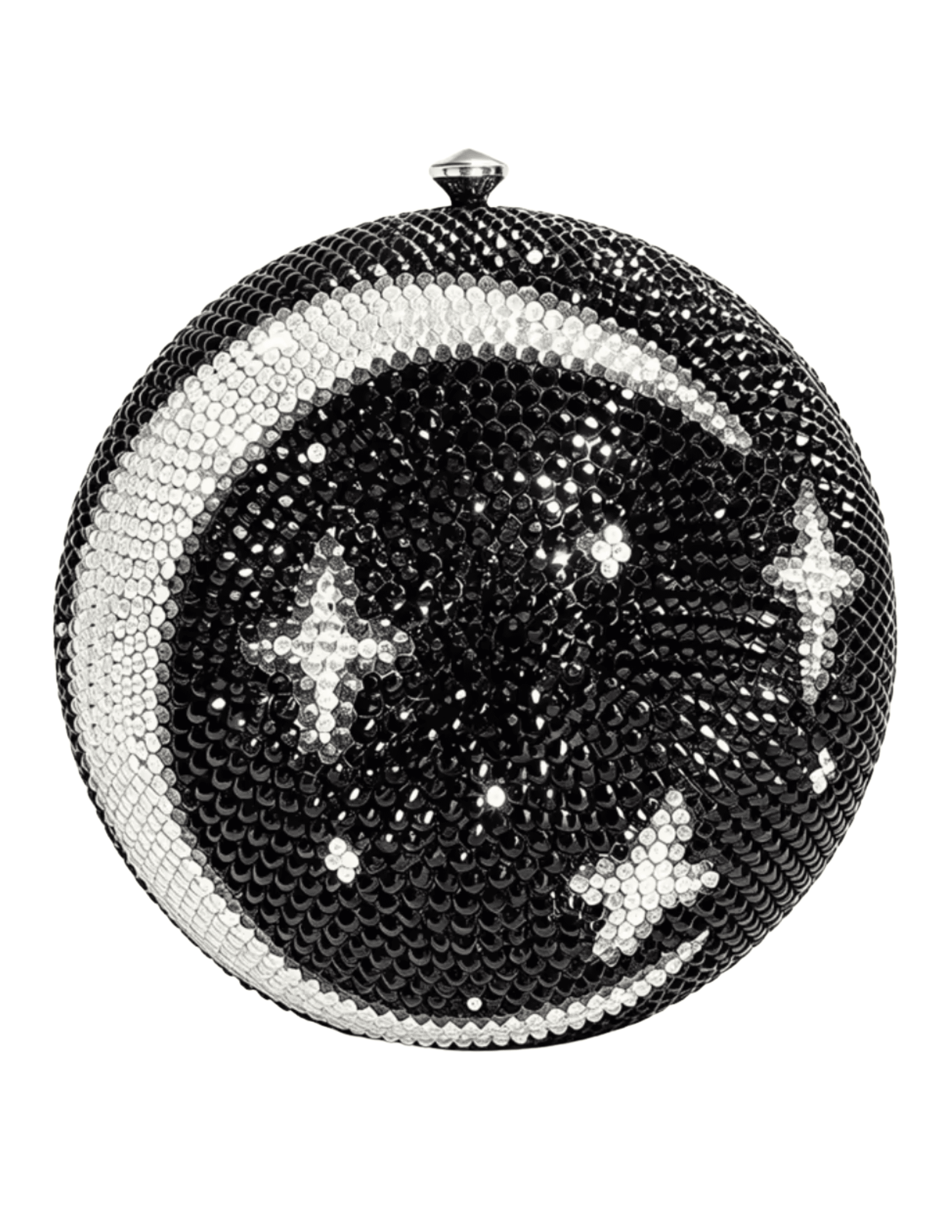 Fleur de Camélia Luna Rhinestone Clutch | Steven Dann