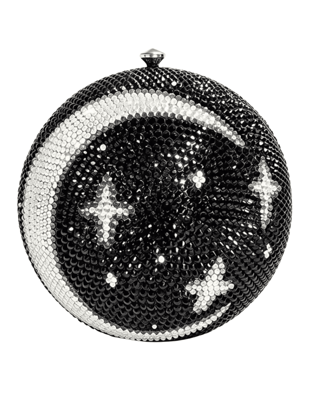 Fleur de Camélia Luna Rhinestone Clutch | Steven Dann