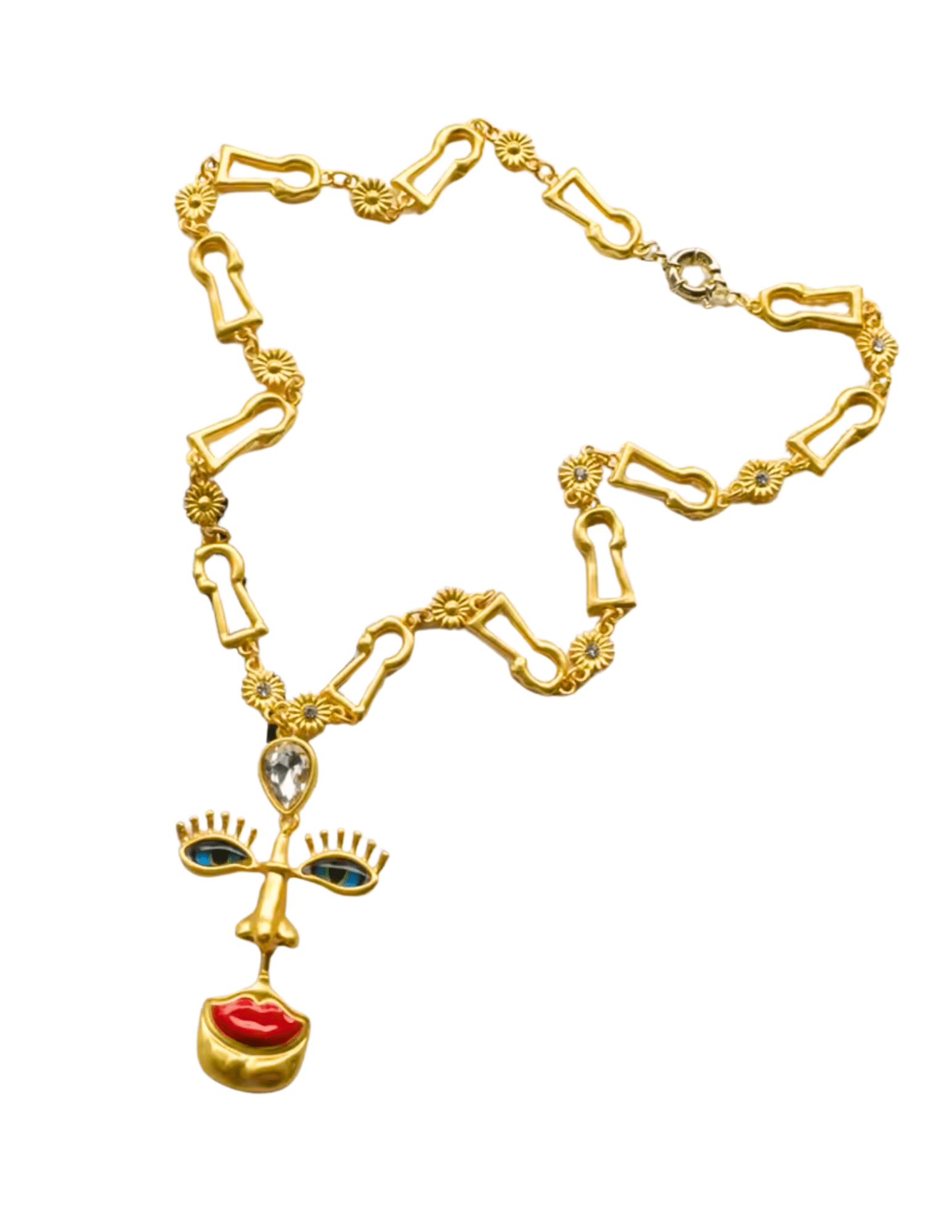 Fleur de Camélia - Fleur de Camélia Vivvi Abstract Face Necklace - Buy Online