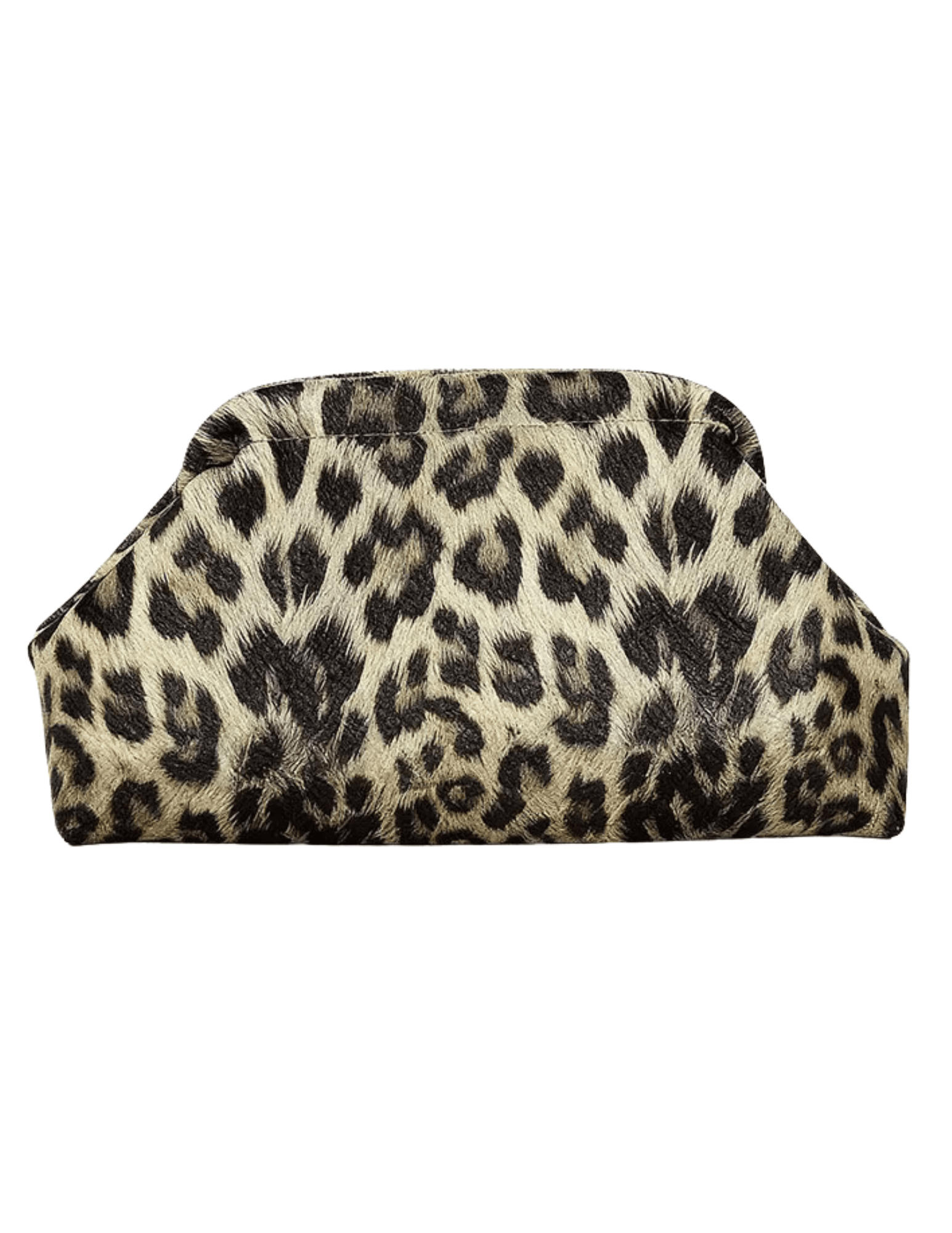 Fleur de Camélia Zana Cool Leopard Print Pouch Clutch