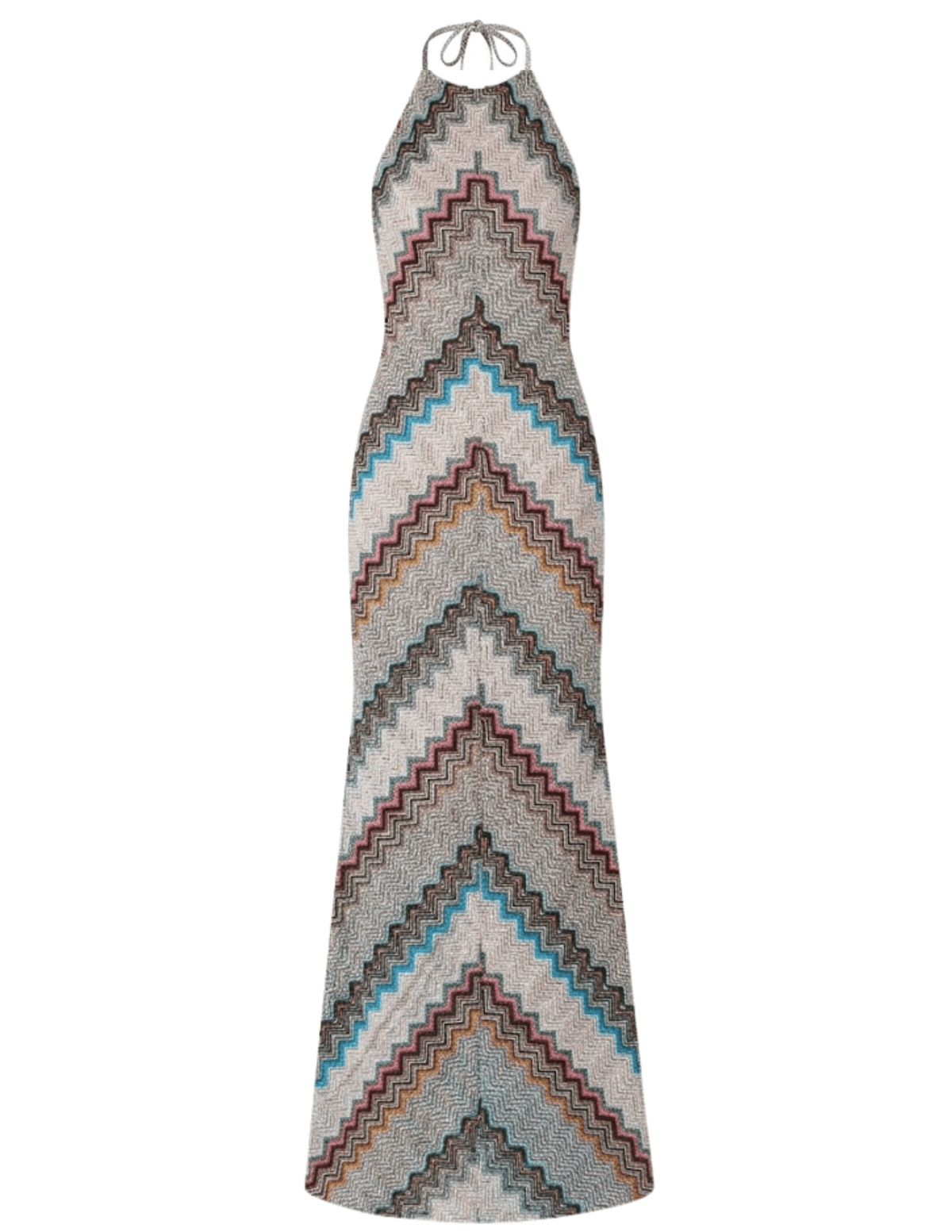 geo print halter dress Geometric Tile Print Halter Maxi Dress Teal
