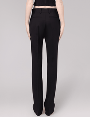 Back view of Giuseppe Di Morabito Slim Mid Rise Trouser Black