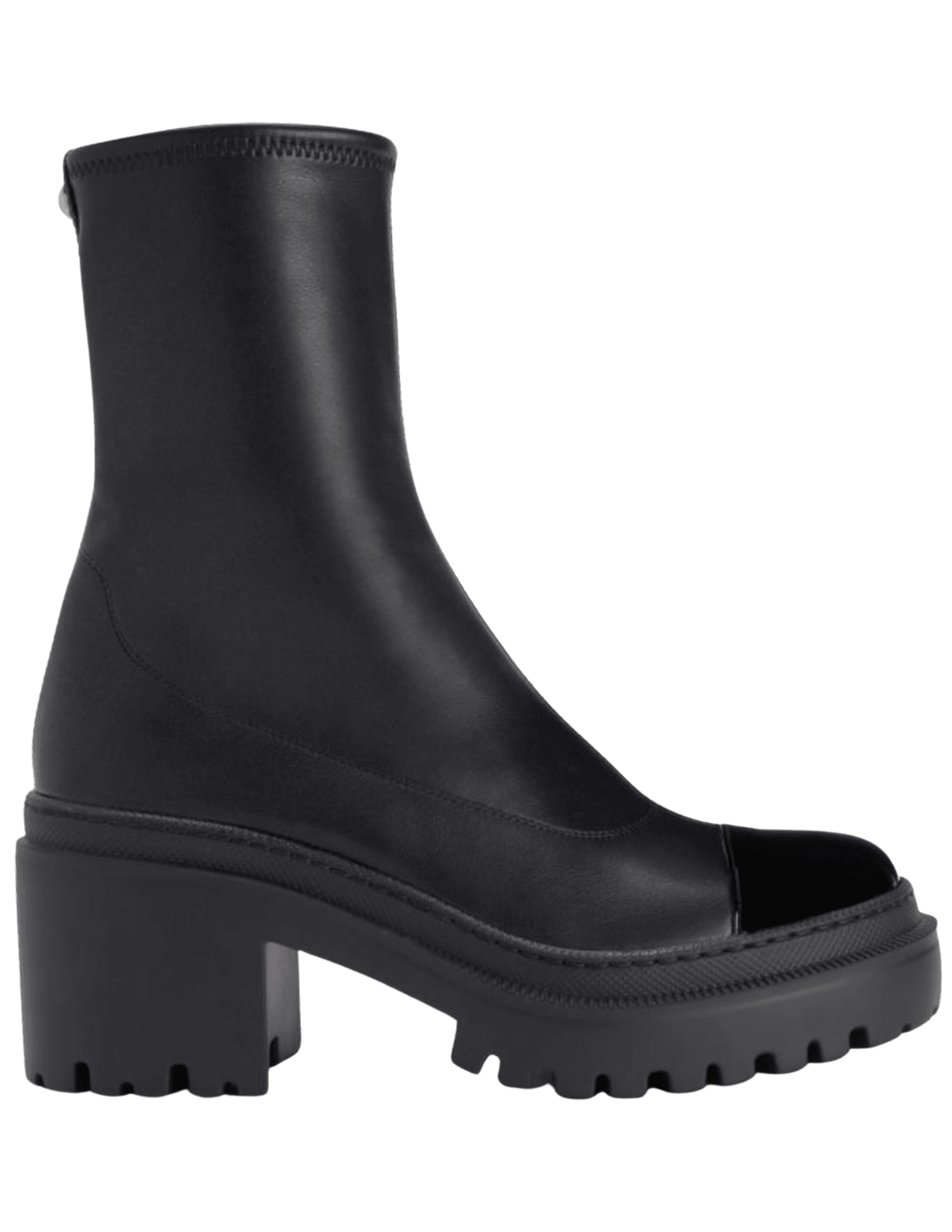 Giuseppe Zanotti Liora Chunky Ankle Boots in black front view