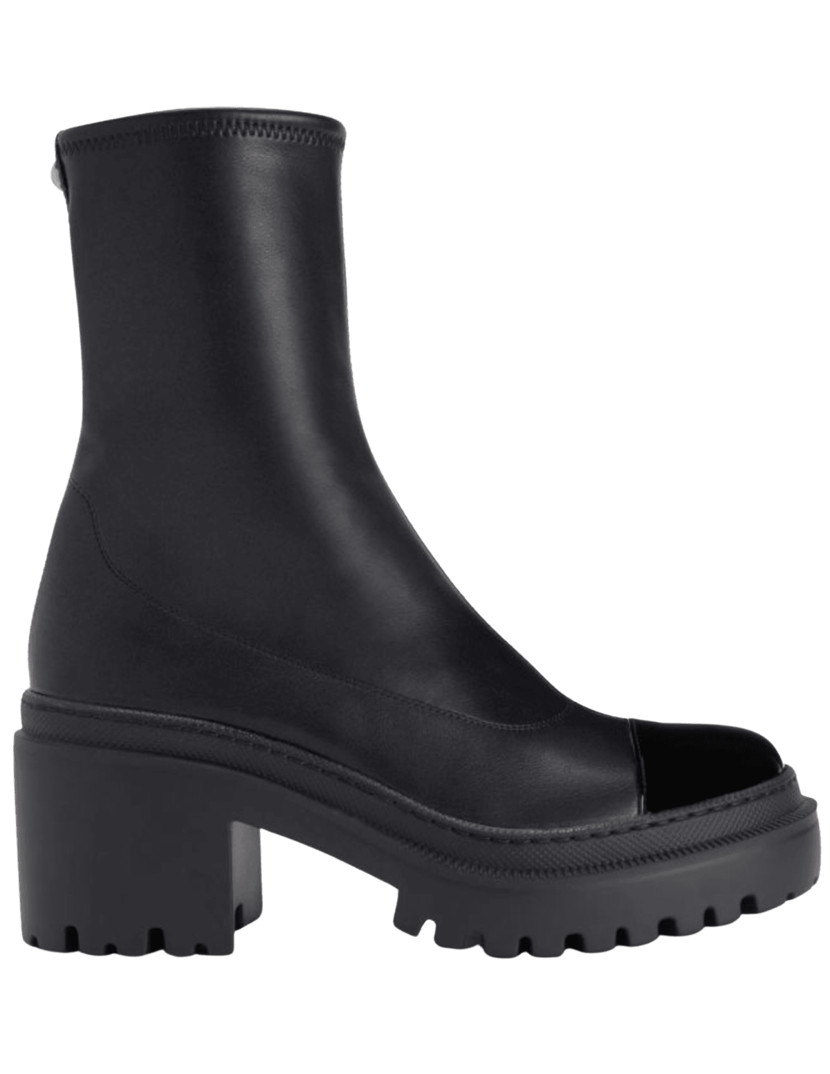 Giuseppe Zanotti Liora Chunky Ankle Boots in black front view