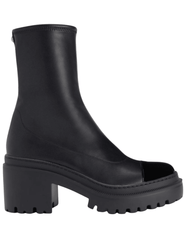 Giuseppe Zanotti Liora Chunky Ankle Boots in black front view