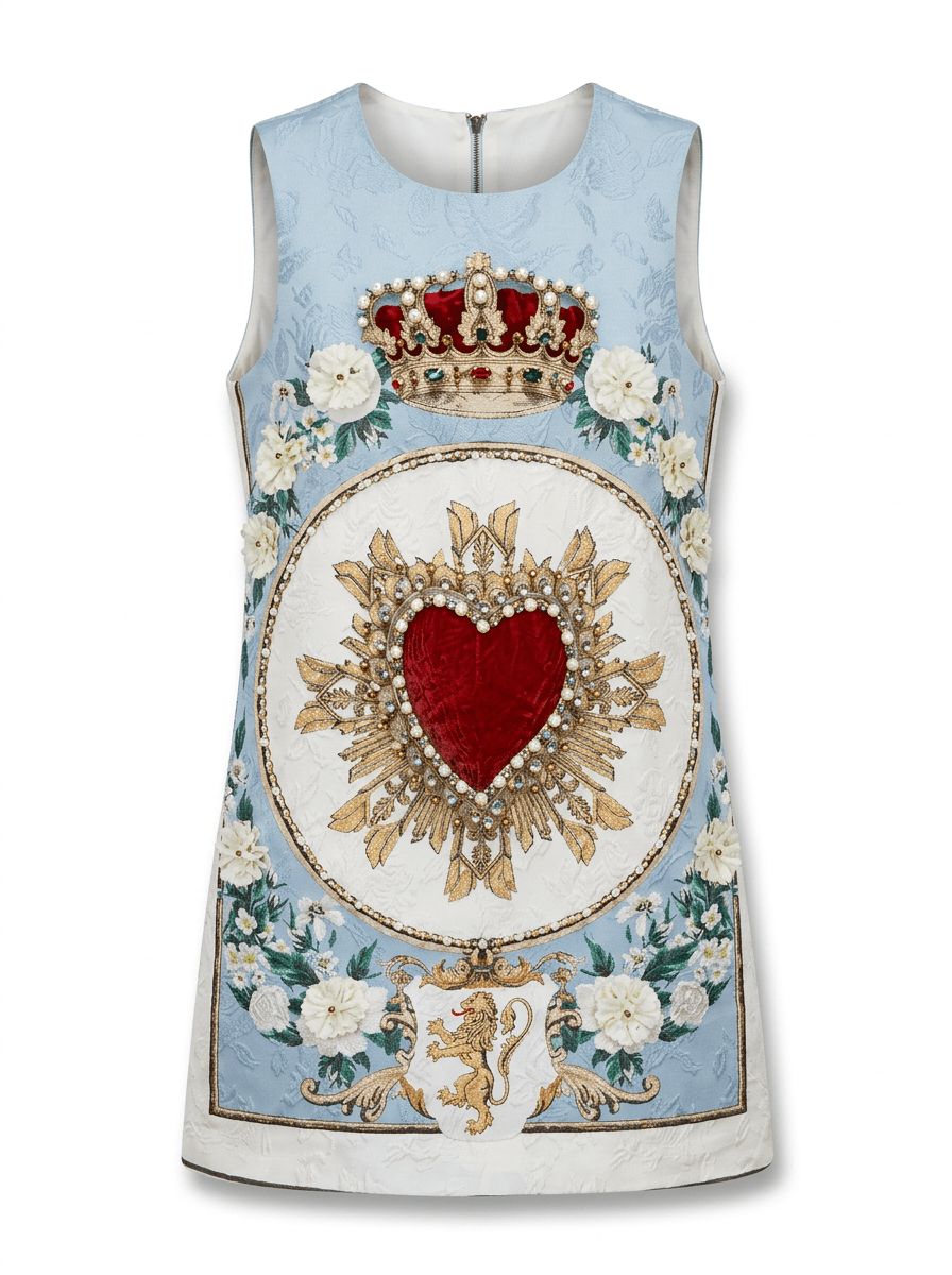 Fleur de Camélia - Fleur de Camélia Regina Jacquard Mini Dress - Buy Online