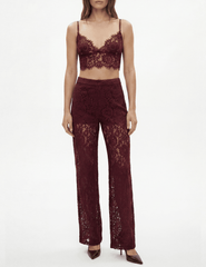 L’AGENCE Aislin Lace Bralette with the Livvy Lace Trouser