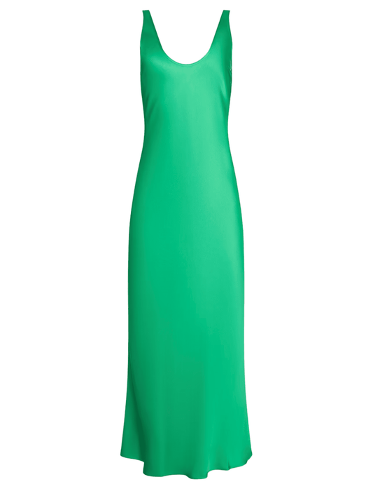 L’AGENCE Akiya island green midi dress 