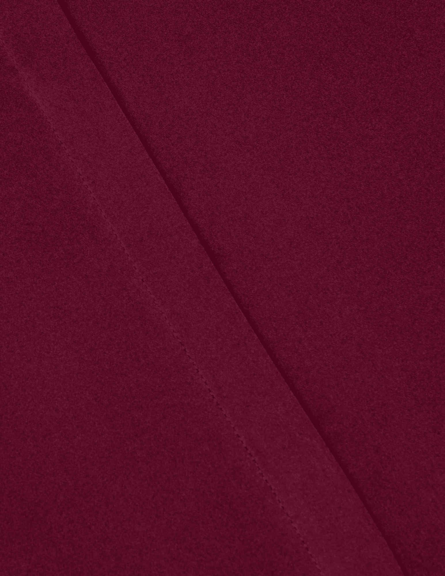 L’Agence Bianca Band Collar Blouse in dark port silk with hidden button placket detail