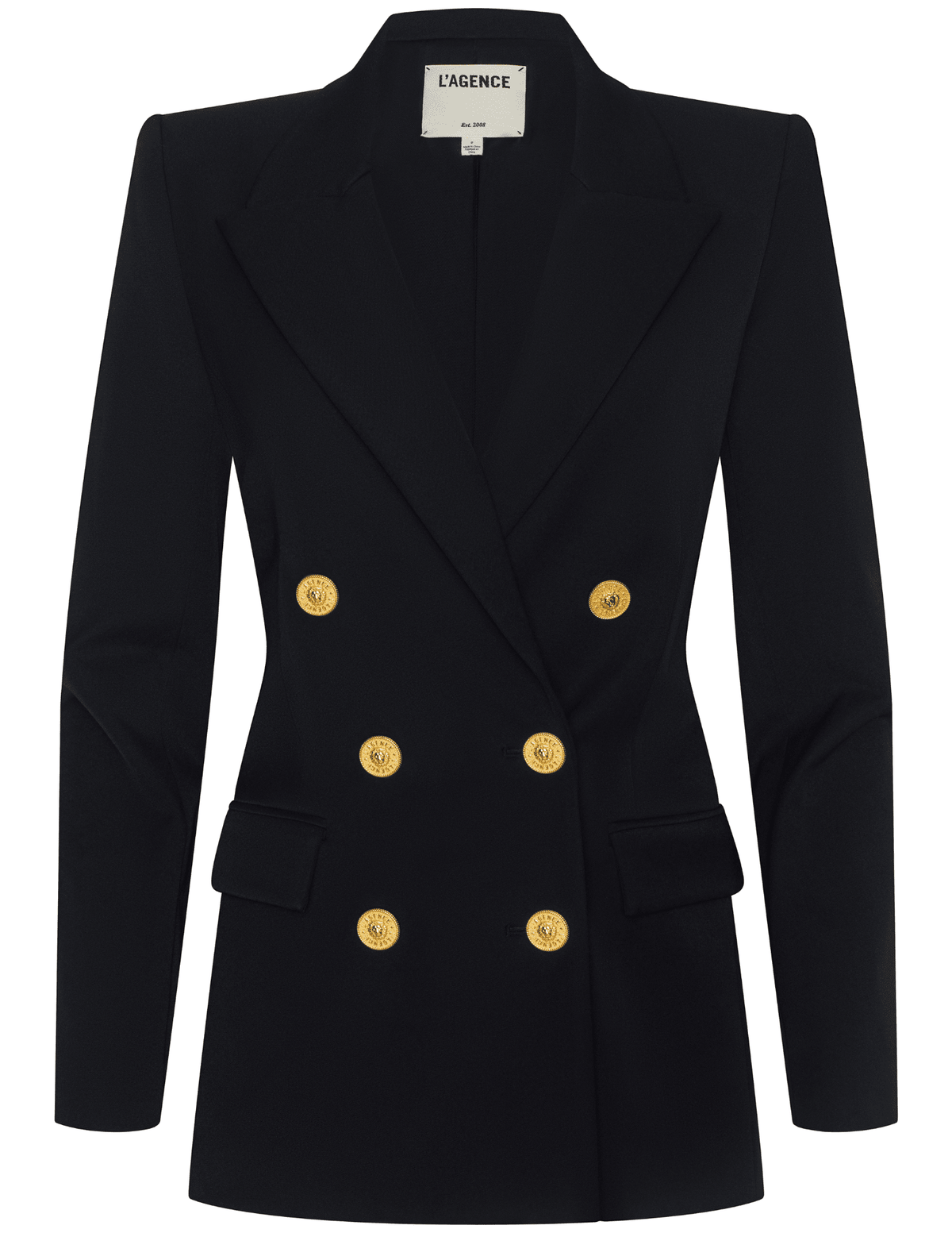 L’AGENCE Cambrie Oversized Double Breasted Blazer