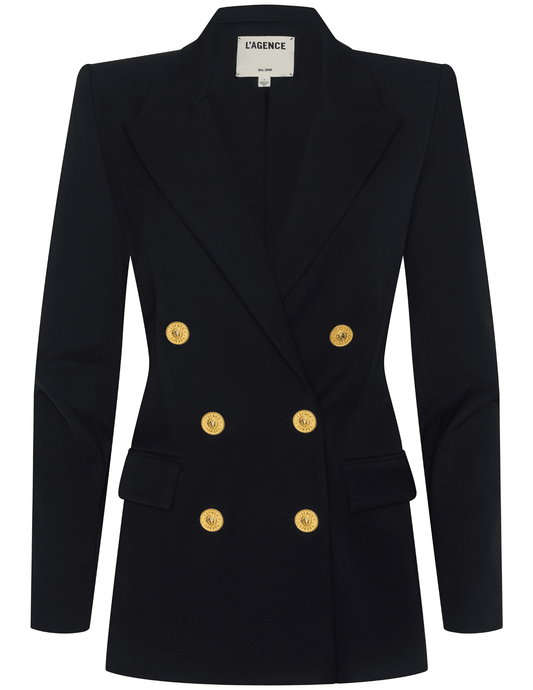 L’AGENCE Cambrie Oversized Double Breasted Blazer
