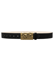 Luxury Italian suede belt handcrafted in Los Angeles"