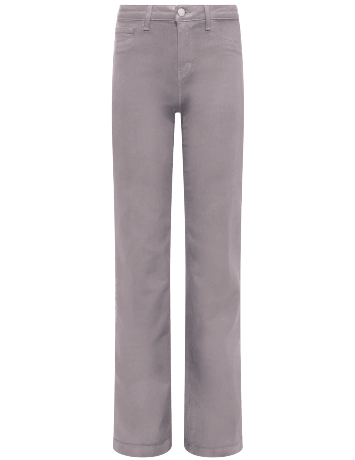 L’AGENCE Clayton High Rise Wide Leg Coated Jeans in Driftwood Coated front view