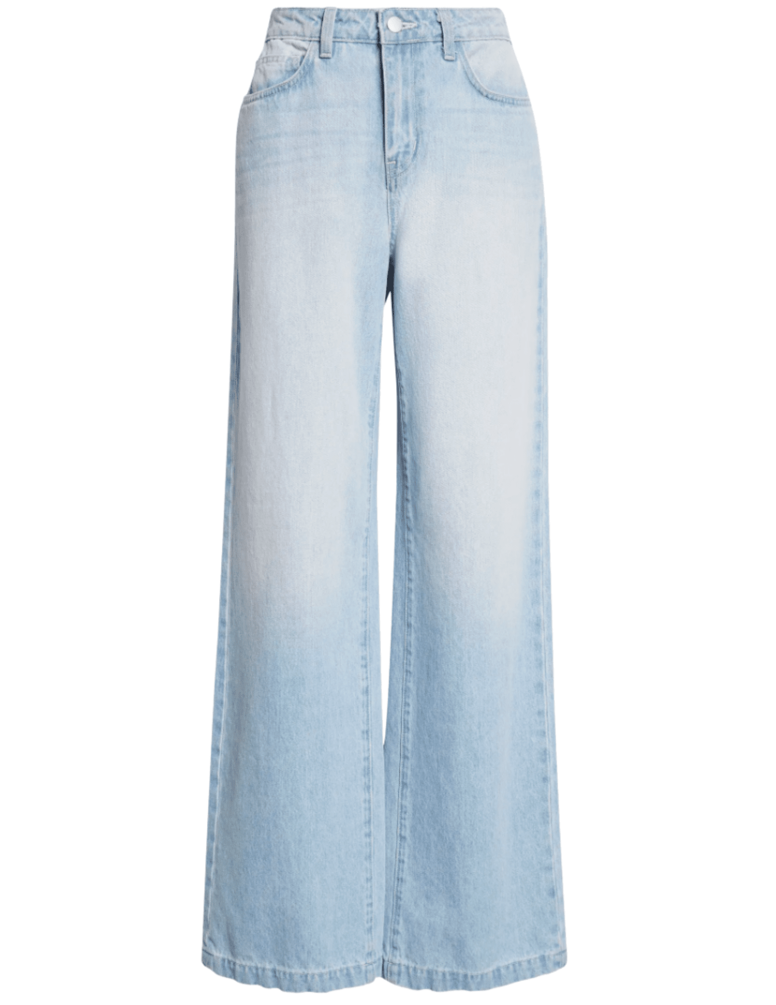 L’Agence Clayton wide leg jean Brea high rise light wash