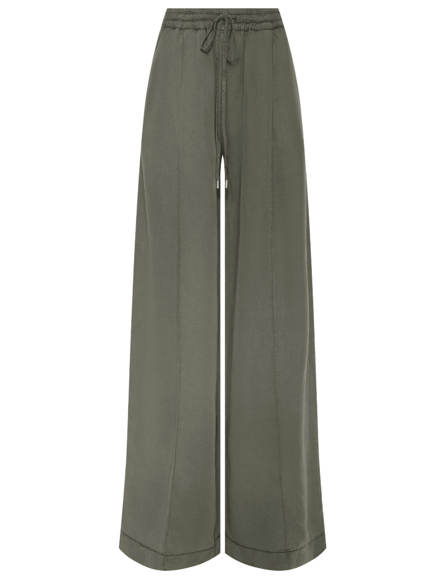 L'AGENCE Connie drawstring trouser in Smokey Olive