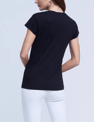 L'Agence - L'Agence Cory Short Sleeve Tee - Buy Online