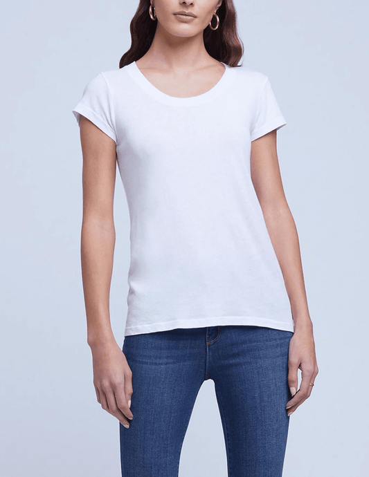 L'Agence - L'Agence Cory Short Sleeve Tee - Buy Online