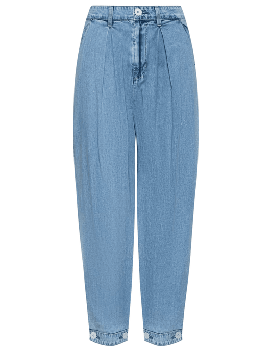 L'AGENCE Elias High Rise Convertible Jean in Oxnard Wash