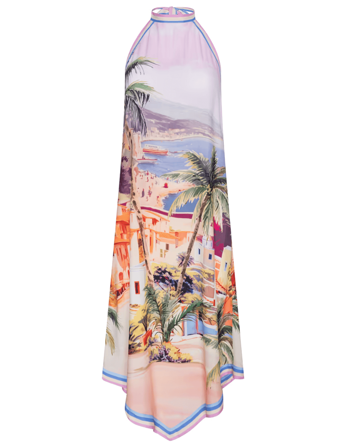 L'Agence - L'AGENCE Elise Halter Cover-Up Midi Dress - Buy Online