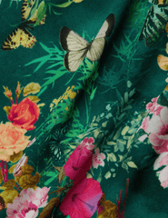 Close-up of L’AGENCE Geneva Halter Maxi Dress