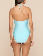 Back view LAGENCE Indore ice blue one piece swims