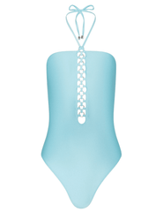 L'Agence - PRE-ORDER-L'AGENCE Indore One-Piece Swimsuit in Ice Blue - Buy Online
