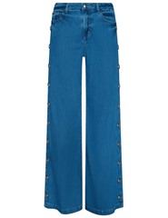 L'AGENCE Jennings Snap Wide Leg Jean in Torsten
