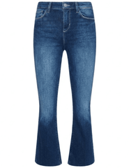 L’AGENCE Kendra high rise crop flare jean in Delaney