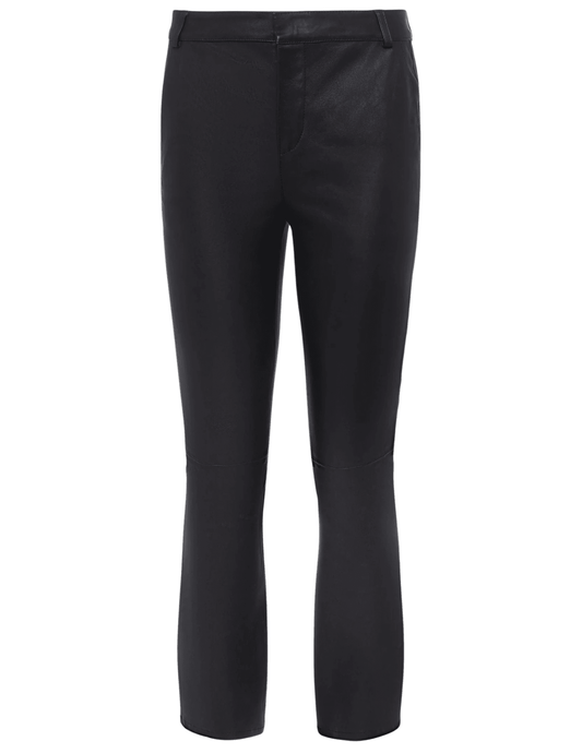  L’AGENCE Ketra Bootcut Trouser in Black with cropped hem.