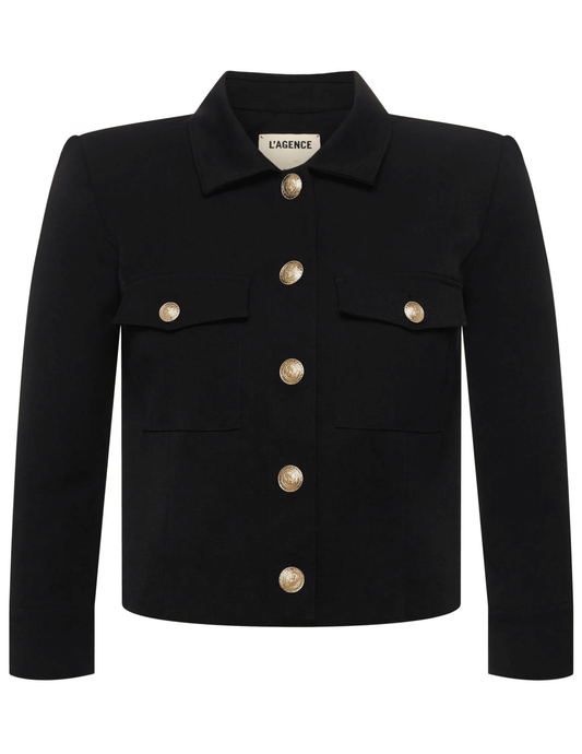 L'Agence - L'Agence Kumi Cropped Fitted Jacket - Buy Online