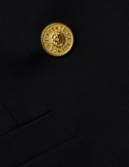 Details of L'AGENCE Kyomi Double Breasted Blazer in Black