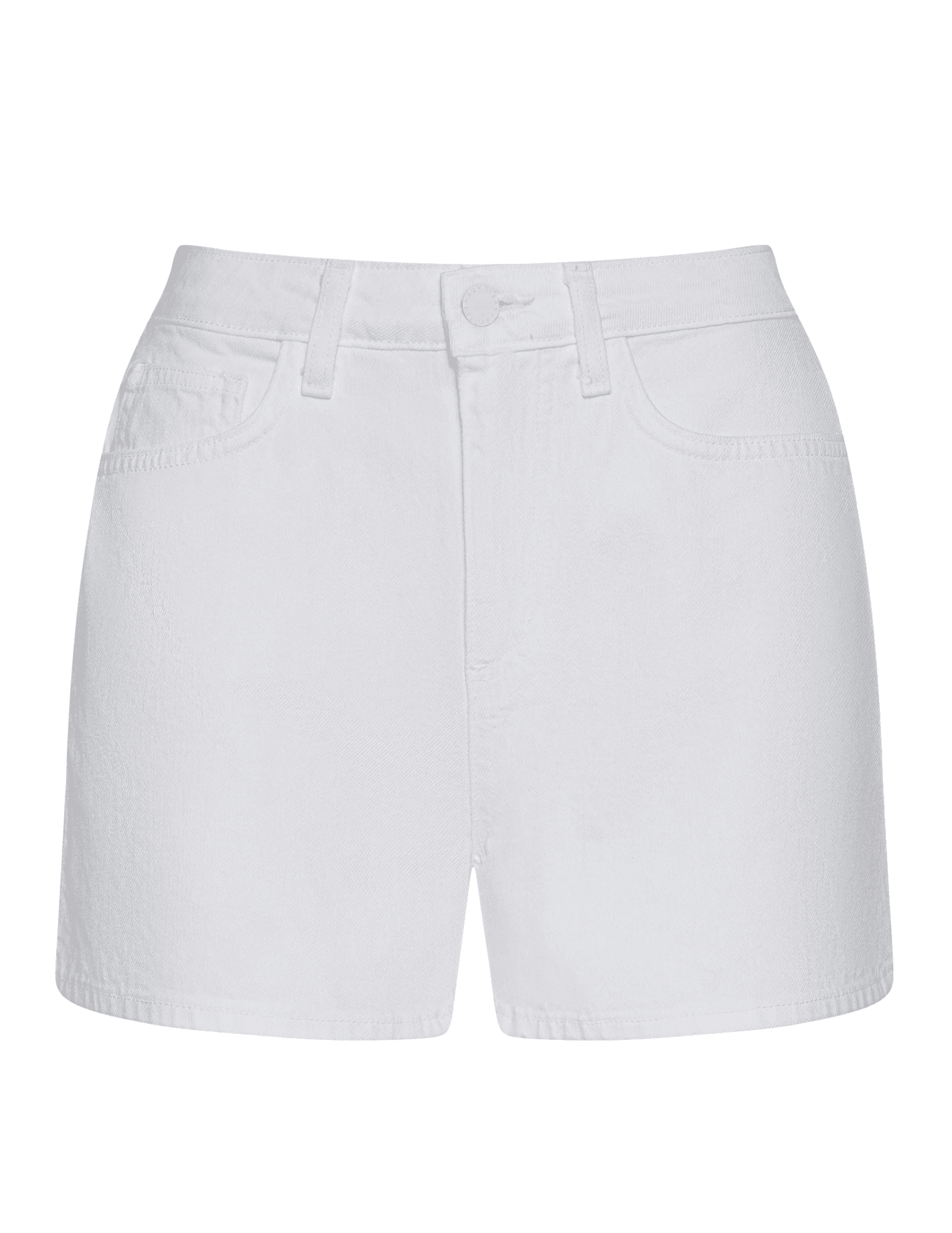 L'AGENCE Lissania Jean Short In Blanc - Buy Online