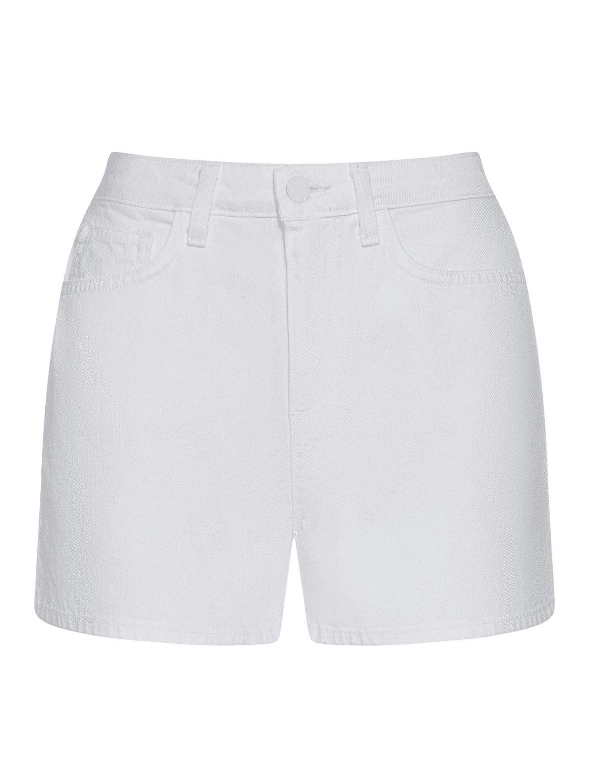 L'AGENCE Lissania Jean Short In Blanc - Buy Online