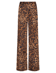 view of L’AGENCE Livvy Javan Leopard Straight Leg Trouser