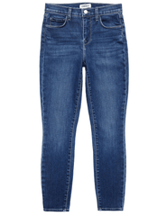 L’Agence Margot High-Rise Skinny Jean Byers – premium stretch denim, cropped 26 inch inseam, front view