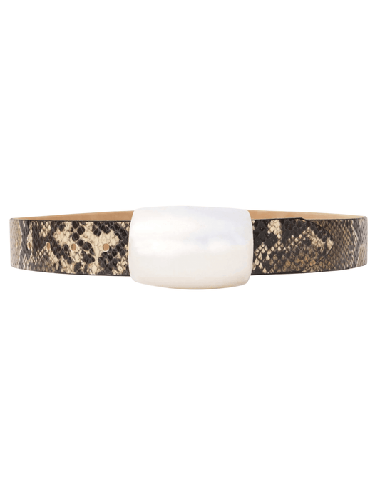 L'Agence - L'AGENCE Milou Domed Buckle Belt - Buy Online