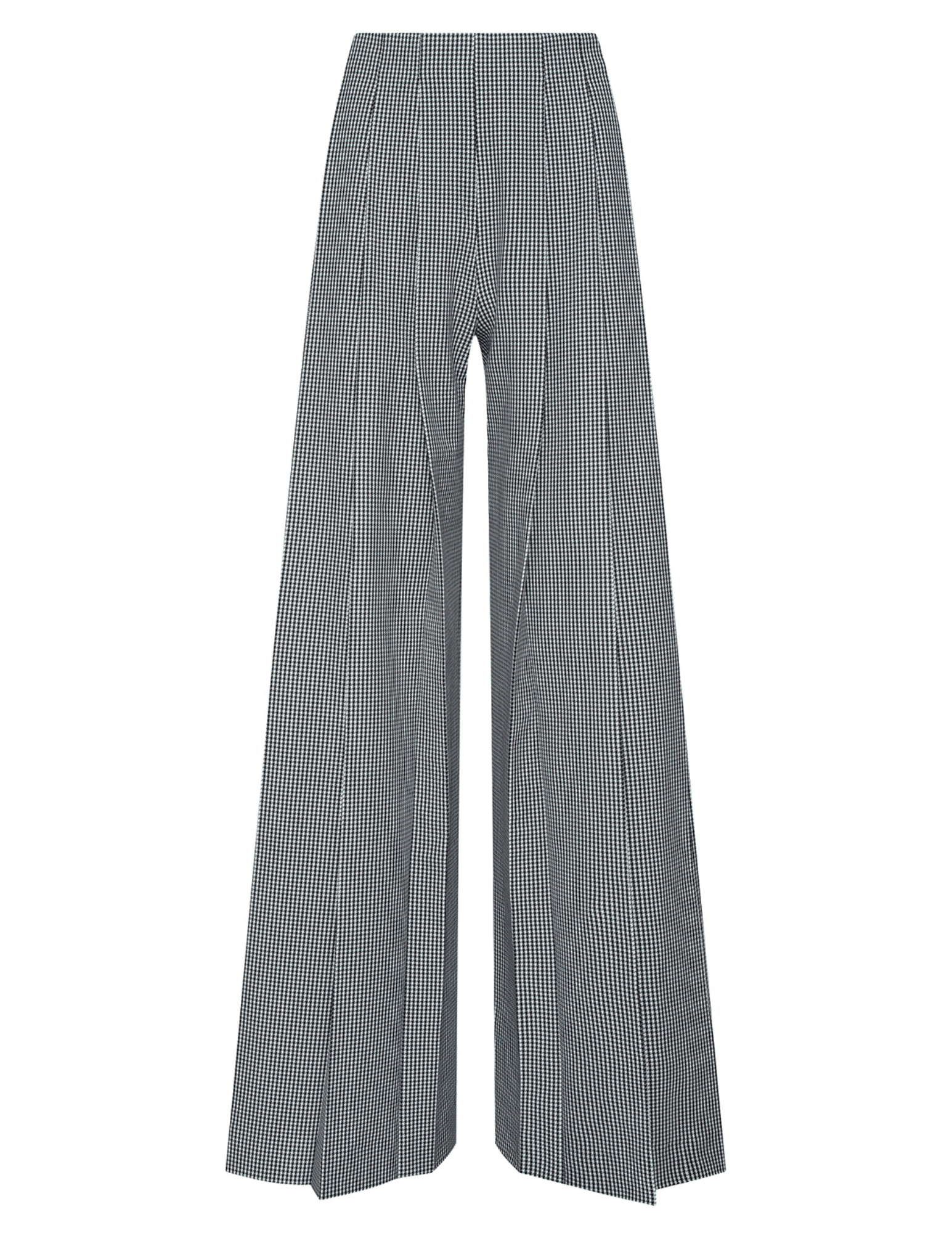 L'AGENCE Nova Pleated Wide Leg Pant in Houndstooth